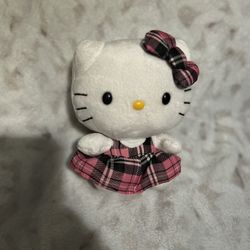 Plaid Hello kitty Plush TY (Sanrio) 