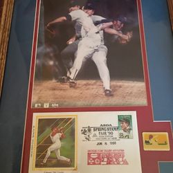 Nolan Ryan Babe Ruth Mickey Mantle One Of A Kind Picture Frames (Shoot Me An Offer)