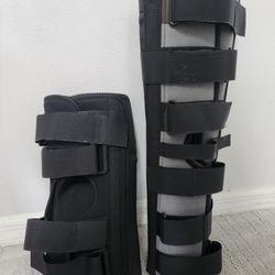 Two Orthopedic Knee Immobilizers (LONG & SHORT)