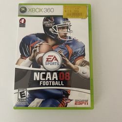 NCAA Football 08 Xbox360