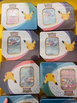 Pokemon 30th anniversary tins