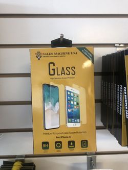 Glass & case iPhone X