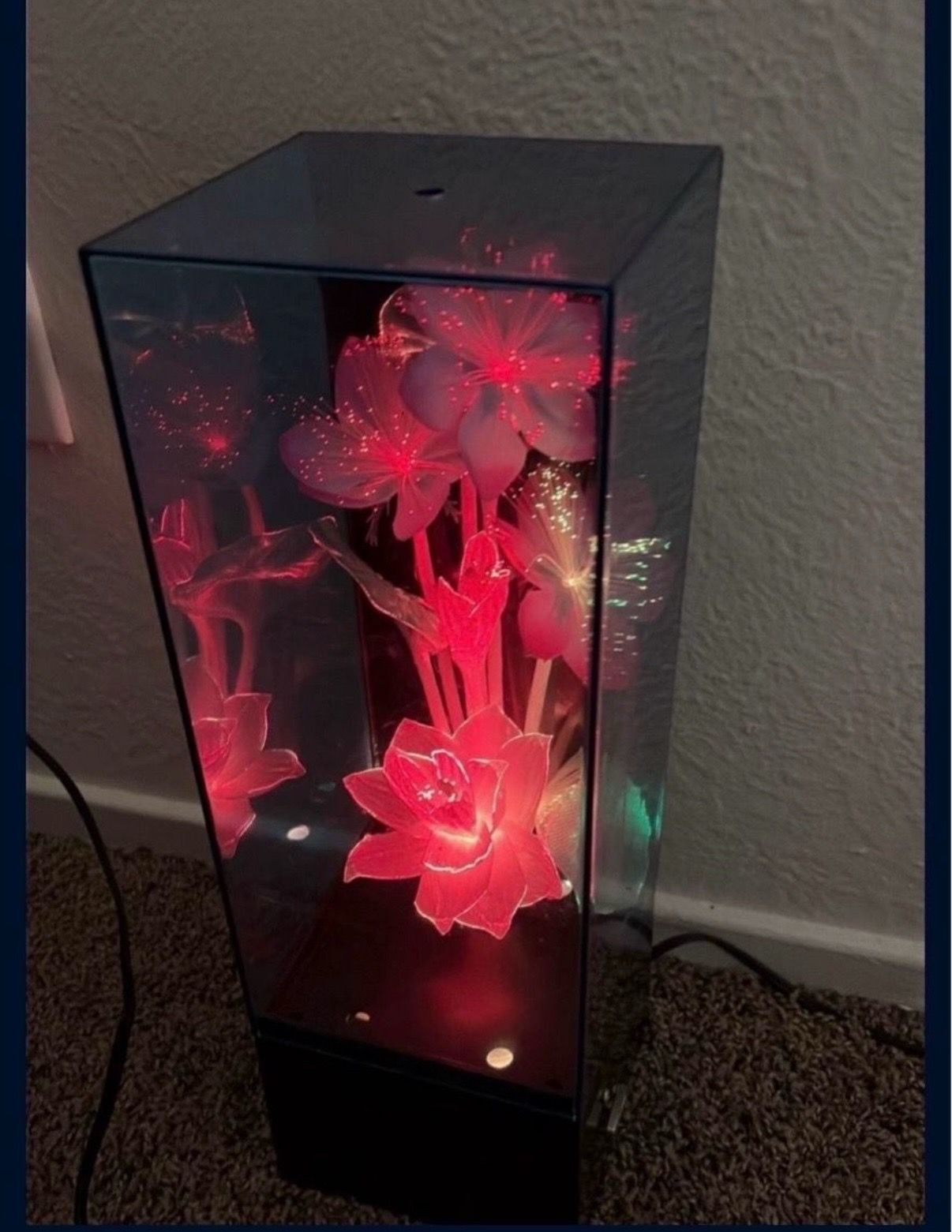 Fiber optic flower