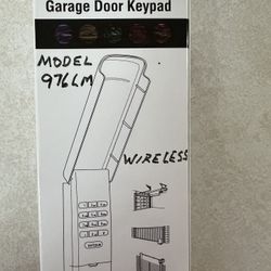 Garage Door Opener, Wireless,  Model 976LM