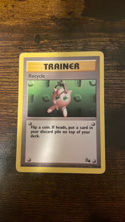 Pokemon Trainer Card Recycle