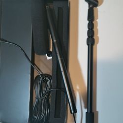 Boom Pole +  Shotgun Microphone 