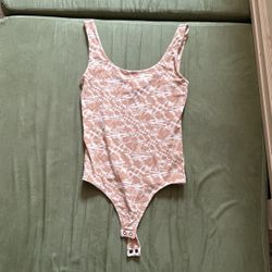 Nude Tie Dye Body Suit