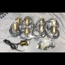 BRAND NEW Vintage style antique brass DIY wired pendant lights