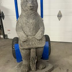 Concrete Welcome Bear