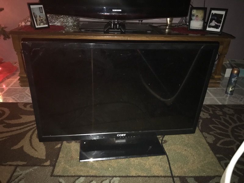55’ inch Samsung tv and coby 32 inch flatscreen TVs