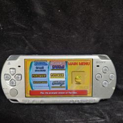 Sony PSP-2000 Silver Handheld Console Tested Working