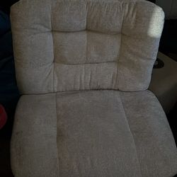 Tan cloth office chair