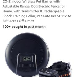 Indoor Wireless Pet Barrier with Adjustable Range