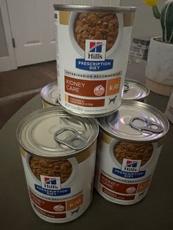 Hill’s K/D kidney care dog food - 5 cans
