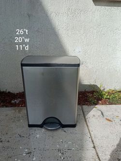 Recycle Stainless Kitchen Trash Can