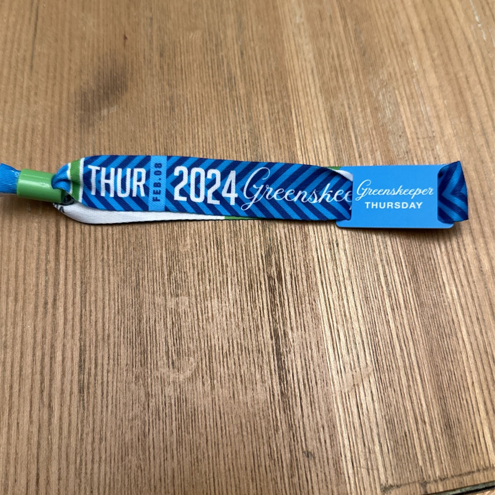 4 Thursday Greenskeeper Wristbands