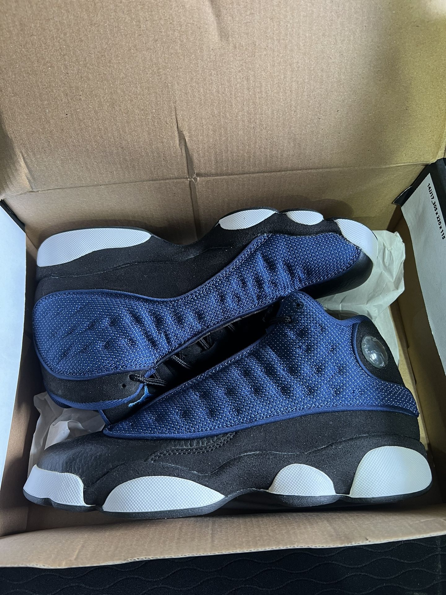 Air Jordan Retro 13 Size 6.5Y Navy University Black Blue