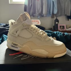 Jordan 4 Retro Off-White Sail 
