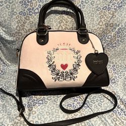 New Pink Juicy Couture Purse Handbag Satchel Heritage Bowler Bag Y2K MSRP $99