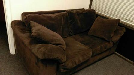 Large Microfiber Couch & Love Seat