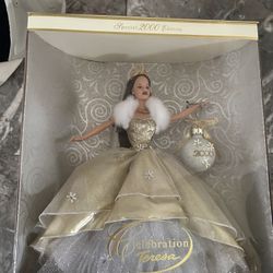 Vintage Barbie New In Box And Porcelain Dolls 