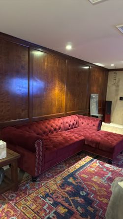VELVET COUCH