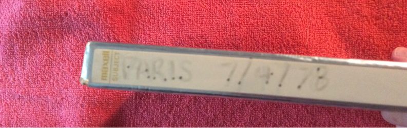REEL TO REEL RARE TAPE BOB DYLAN WORLD TOUR PARIS JULY 4 1978 READ BEATLES NOTE