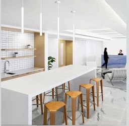 OKELI Modern Pendant Lights, 4000K White LED Dimmable Pendant Light 3 Pack