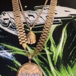 10k Gold Rolex Chain 