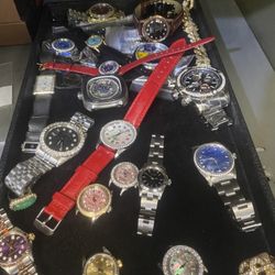 We Buy Watches We Buy Gold 10k 14k 24k Suisse Diamonds Silver Scrap Coins Swiss Rolex Omega Breitling Patek Currency Cash 