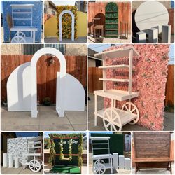 Backdrops And Candy Carts