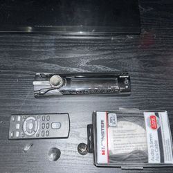 Sony Car Stereo Faceplate And Monster Aux Cord