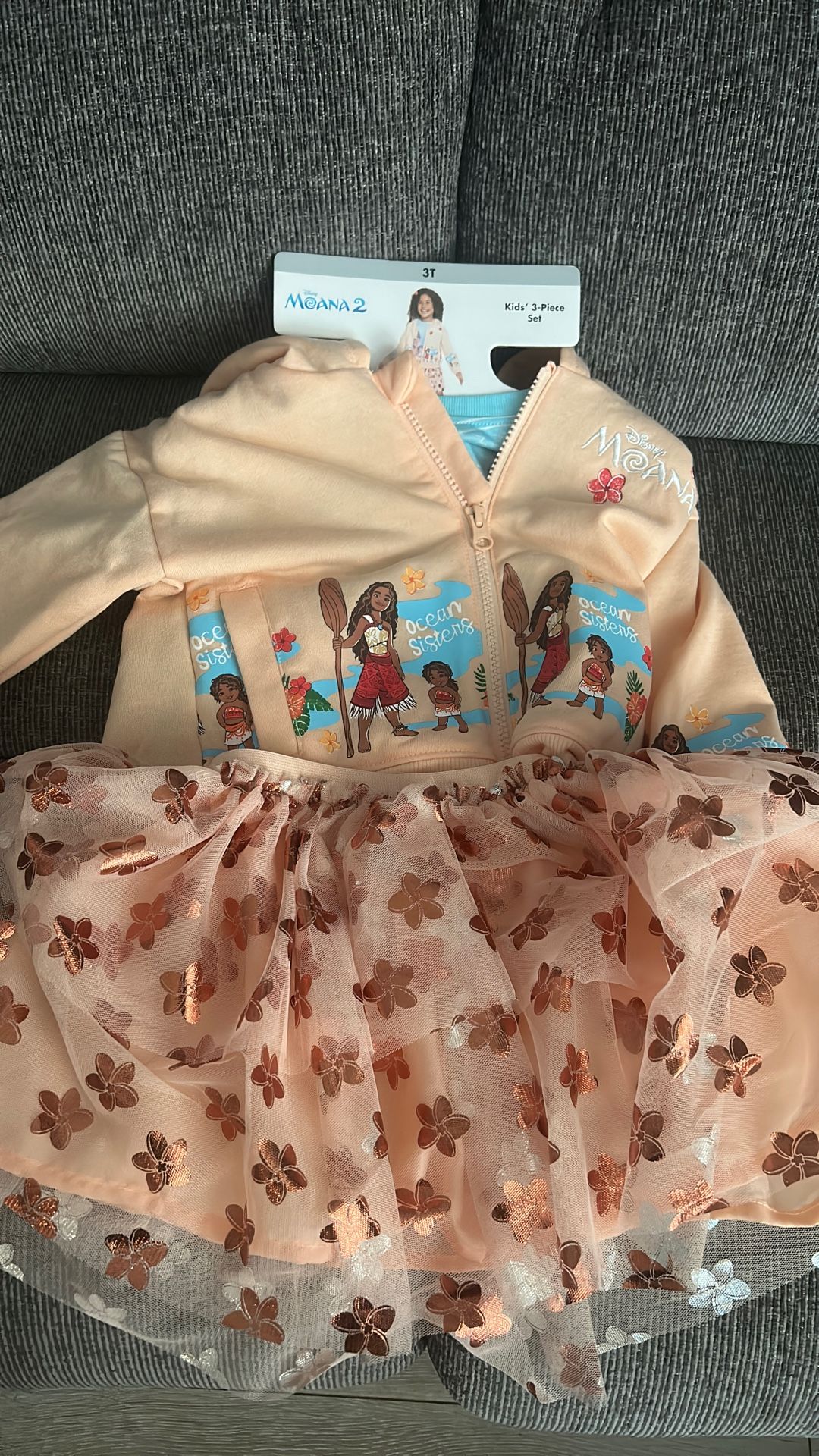 DISNEY Moana 2 Kids 3 Piece Set