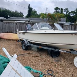 1993 Key West 17 Ft 85hp Yamaha Runs Great 