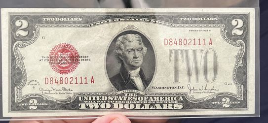 Godless 2$ Bill 1928 Series