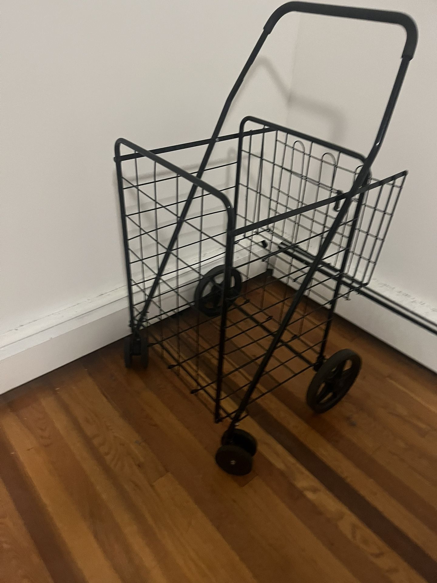 Jumbo Foldable Utility Shopping Cart – 200 lb Capacity