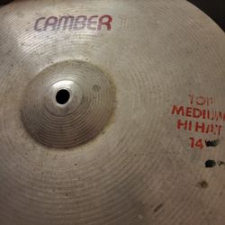 1970s Camber Hi-hat Cymbals,  14" Pair 