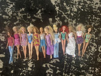 12 Barbies All For $50