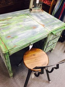 Vintage teacher desk