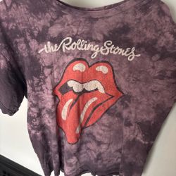 Rolling Stones tie dye shirt