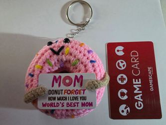 Crochet keychains for a Band fundraising.