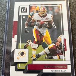 2022 Donruss Clinton Portis #185 Washington Redskins