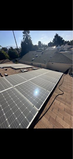 Solar panel cleaning