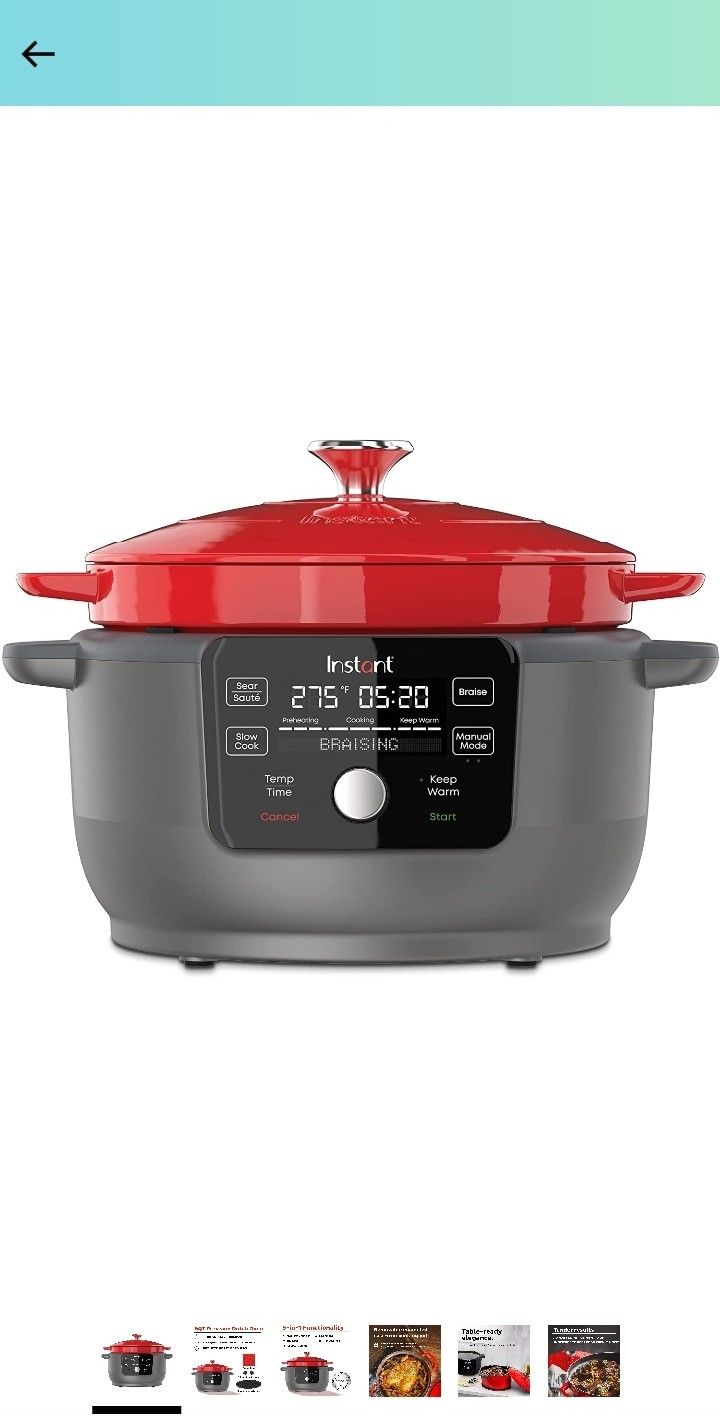 INSTANT POT Instant Precision Dutch Oven, 5-in-1