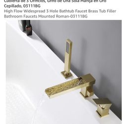 Llave Para Tina De Baño 