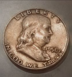 1958 Franklin Silver Half Dollar Coin