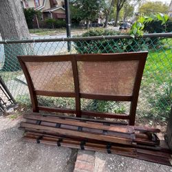 Free Queen Bed Frame. Solid Wood