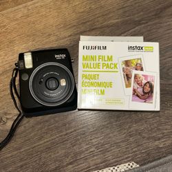 Fujifilm Instax Mini 70 Instant Camera - Barely Used + 50 Pack Film Bundle