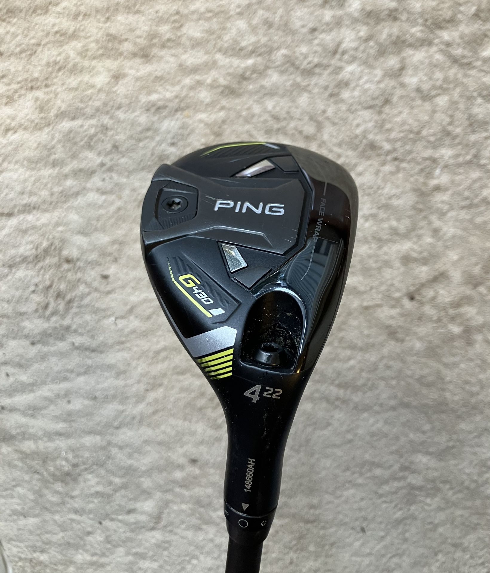 Ping G430 4 Hybrid 22 Degree with Alta CB 70 Gram Stiff Shaft…$160.