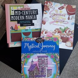 Colored Pencil Coloring Books, Each